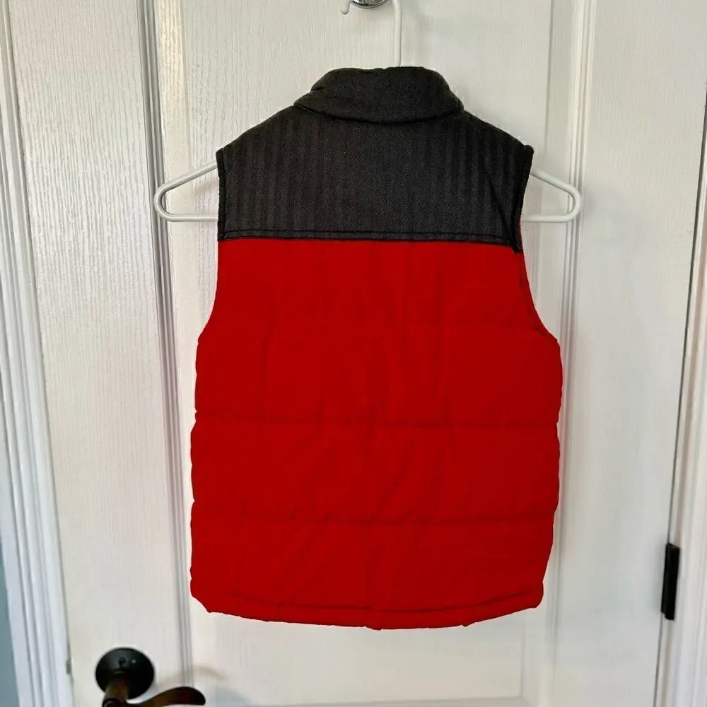 Carters Fleece Lined Red Puffer Vest with Sherpa Neckline! ❤️